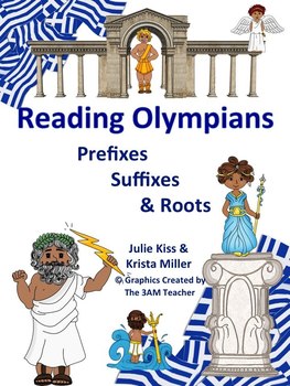Preview of Greek & Latin Roots-prefix & suffix-Common Core Aligned Vocabulary -Olympians