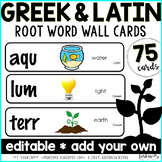 Greek & Latin Roots {word wall cards}