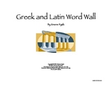 Greek & Latin Word Wall for Reading Math Science SS Gifted CCSS