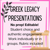 Greek Legacy Presentations