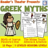 Reader's Theater for Greek Mythology (3 leveled scripts; 4 myths)
