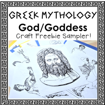 Preview of Greek Myth Research and Craft Freebie Sampler