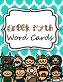 Greek Myth Word Cards for Writing Center or Word Wall