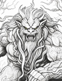 Greek Mythical Creatures And Monsters Colouring Pages