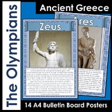 Greek Mythology - 14 A4 Posters - Greek Gods and Goddesses