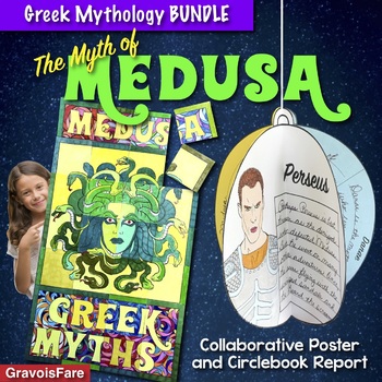 Preview of Greek Mythology Activities BUNDLE — The Myth of Medusa and Perseus