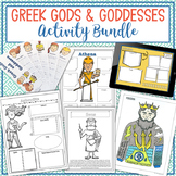 Greek Mythology Activity Bundle - Greek Gods and Goddesses