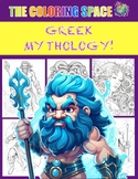 Greek Mythology Adventure Coloring Pages for All! An Odyss