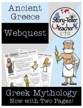Preview of Greek Mythology Ancient Greece Webquest