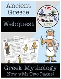 Greek Mythology Ancient Greece Webquest
