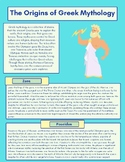 Greek Mythology Background Reading and Facebook Activity