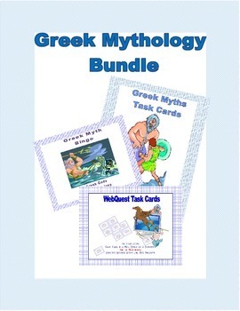 Preview of Greek Mythology Bundle Grades 4-7