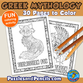 Greek Mythology Coloring Pages | 30 Pages to Color | Ancie