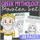 GREEK MYTHOLOGY Posters | ELA Bulletin Board | Reading Pas