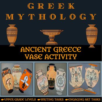 Preview of Greek Mythology, Create Your Own Greek Vase Activity, GOOGLE SLIDES