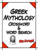 Greek Mythology Crossword & Word Search