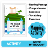 Greek Mythology: Day 2 Activity All About The Island of Crete