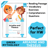 Greek Mythology: Day 7 Ariadne and Theseus Activities