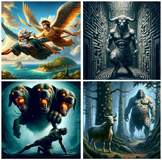 Greek Mythology ELA Bundle - Create a Museum / Myths / Cre