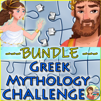 Preview of Greek Mythology Escape Room Bundle (Digital & Print)
