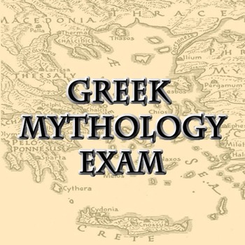 Greek Mythology Exam by Candace Horner | TPT