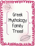 Greek Mythology Family Trees!