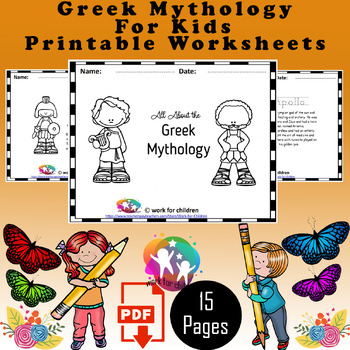 Preview of Greek Mythology For Kids