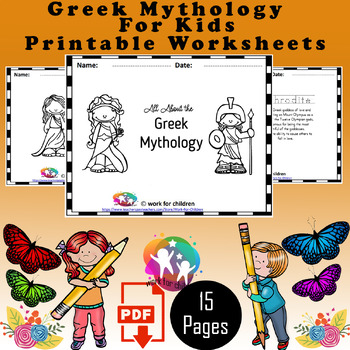 Preview of Greek Mythology For Kids