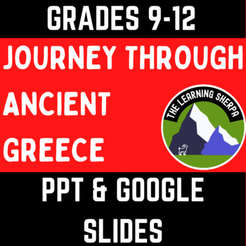 Preview of Greek Myth Writing Game Journey Through Ancient Greece