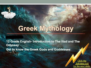 Preview of Greek Mythology / Get to Know the Greek Gods and Goddesses / Interactive