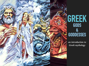 Preview of Greek Mythology: Gods, Goddesses, & Heroes Slides & Presentation!