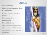 Greek Mythology Gods & Goddesses PPT
