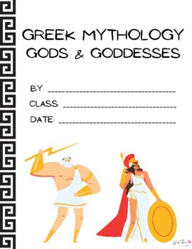 Preview of Greek Mythology: Gods and Goddesses Research Book