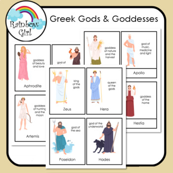 Preview of Greek Mythology - Greek Gods