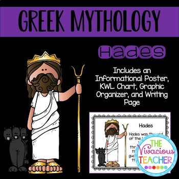 Greek Mythology ~ Hades (Poster, KWL Chart, Story Map, and Writing Paper)