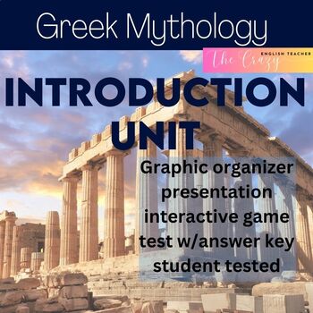 Preview of Greek Mythology Introduction Unit