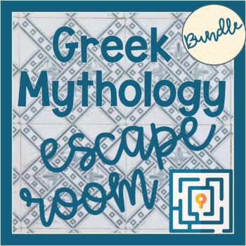Preview of Greek Mythology Lesson Plans: Escape Room Greek Mythology Activity