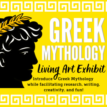 Preview of Greek Mythology Living Art Exhibit Activity - Great Paired with The Odyssey!