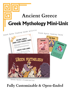 Preview of Greek Mythology Mini-Unit BUNDLE