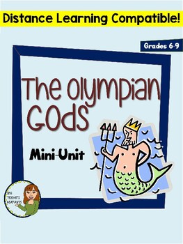 Preview of Greek Mythology: Olympian Gods Pack(Middle School)- Distance Learning Compatible