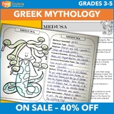 Greek Mythology Passages and Research Project - Third, Fou