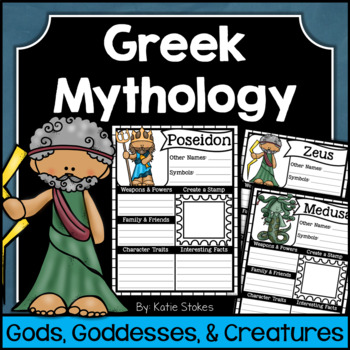 Greek Mythology Posters by Katie Stokes | Teachers Pay Teachers