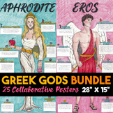 Greek Mythology Posters | Major Gods & Minor Gods Bundle |
