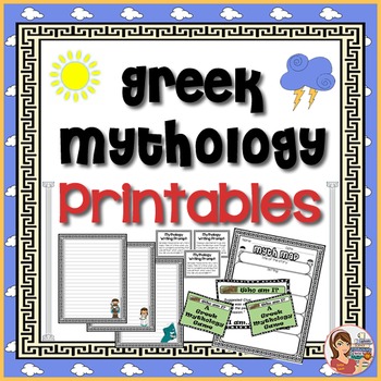 Preview of Greek Mythology Center Activities