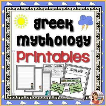 Greek Mythology Center Activities by SunnyDaze | TPT