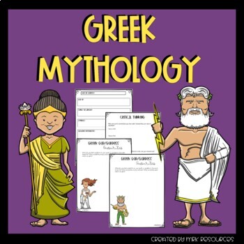 Greek Mythology Project by Mrk Resources | Teachers Pay Teachers