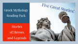 Greek Mythology Reading Comprehension Pack - 5 Stories plu