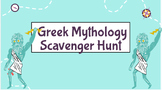 Greek Mythology Scavenger Hunt