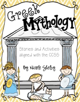 Preview of Greek Mythology Stories and Activities (aligned with CCSS)