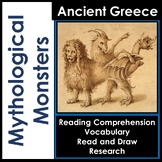 Greek Mythology - The Greek Monsters - Reading, Comprehens
